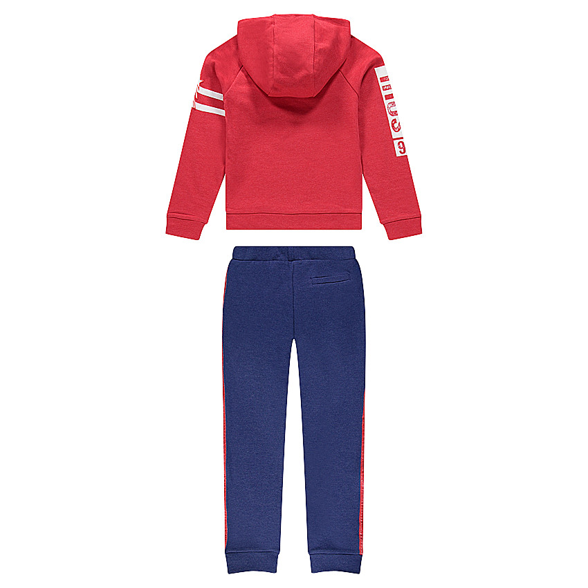 Conjunto de jogging de muletón bicolor de los 12 a los 14 años 