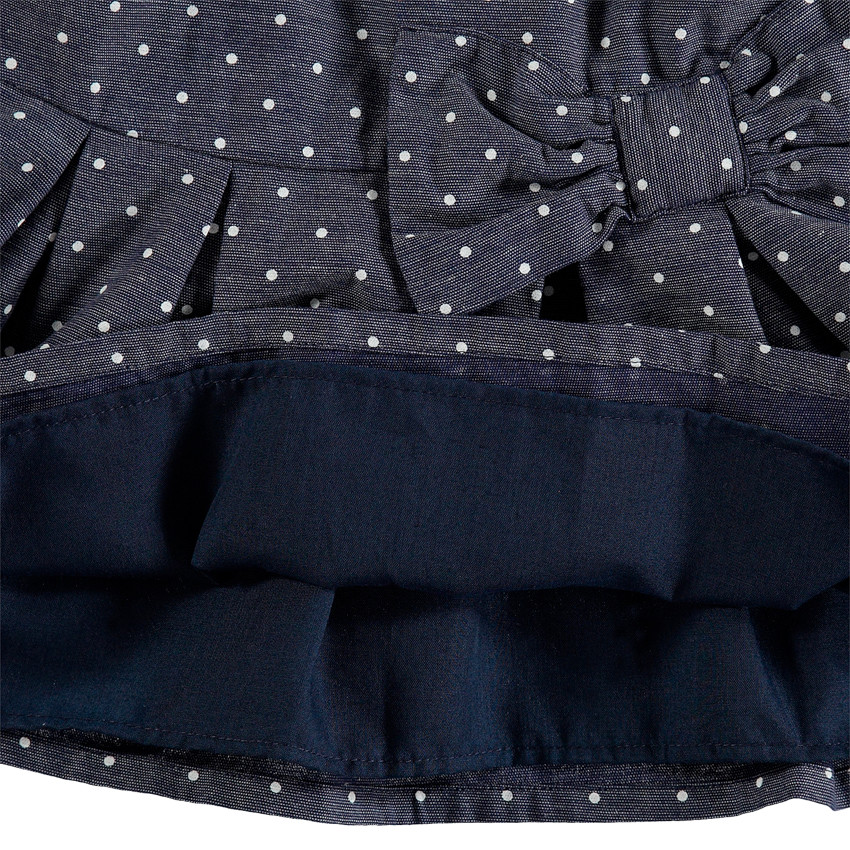 Vestido sin mangas con lunares all over y cuadros de Vichy 