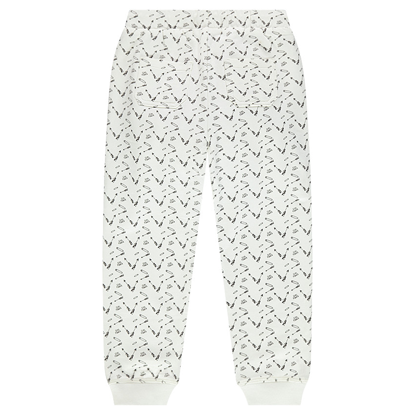 Pantalón de jogging de muletón con estampado. 