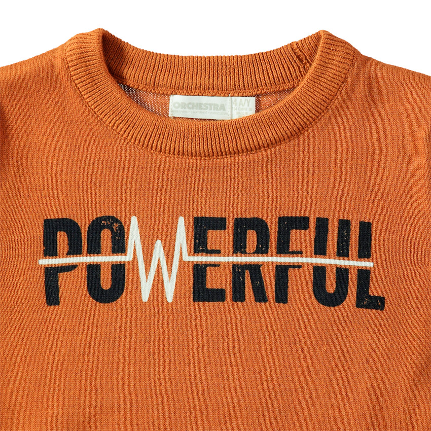 Jersey de punto con mensaje estampado 