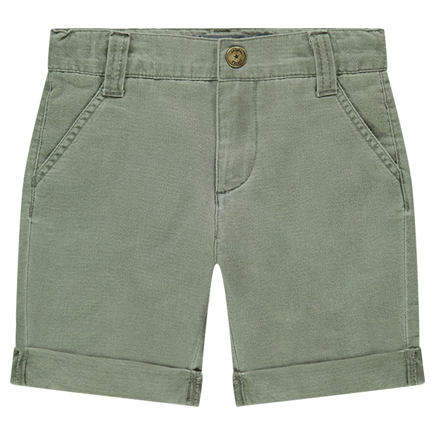 Bermudas por encima de la rodilla de algodón de fantasía 