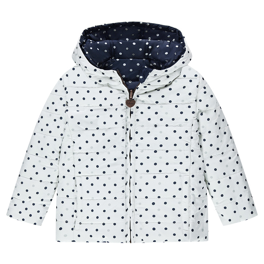 Anorak reversible con lunares all-over 