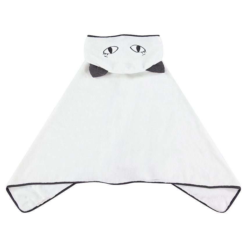 Bata de casa HALLOWEEN de borreguillo con efecto disfraz de gato 