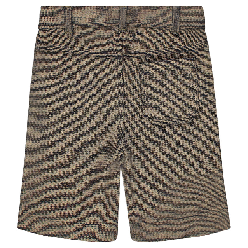 Bermudas de muletón fantasía con bolsillos 