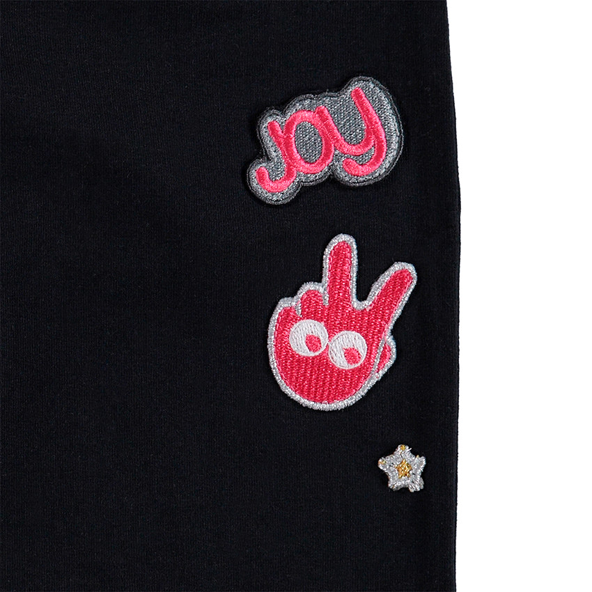 Chándal de 3 piezas con marinera, chaleco y pantalón con parches 