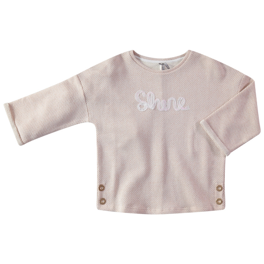 Júnior - Sudadera de felpa de fantasía con inscripción cosida  Additional Júnior - Sudadera de felpa de fantasía con inscripción cosida