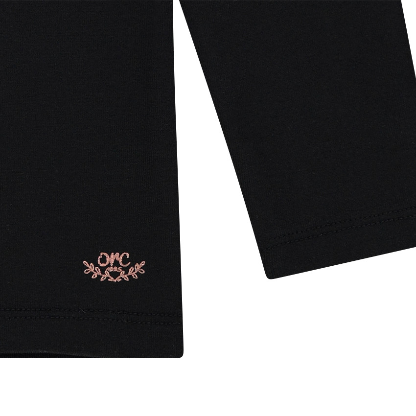 Juego de 2 camisetas lisas de cuello alto 