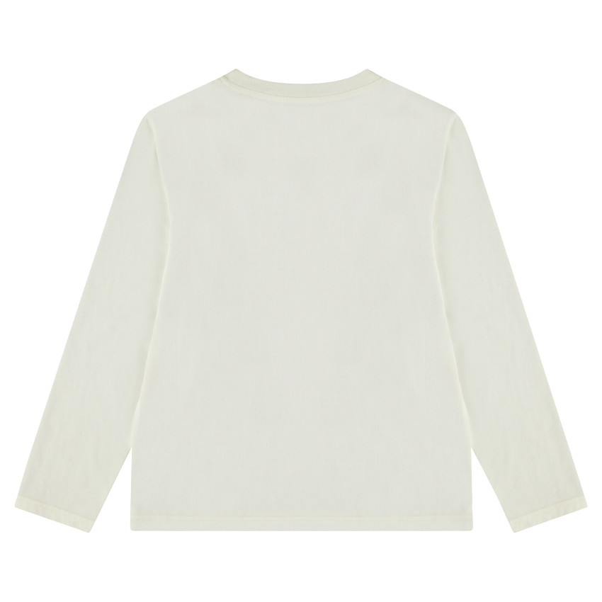 Júnior - Camiseta de manga larga con mensaje estampado 