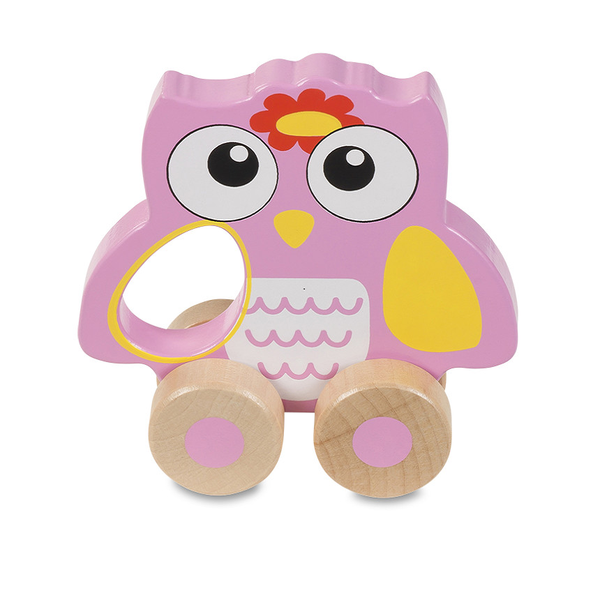 Sonajero Buho Roller - rosa 