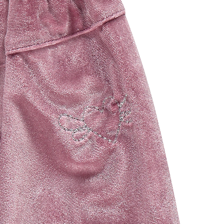 Shorts bombachos en terciopelo arrugado   Additional Shorts bombachos en terciopelo arrugado