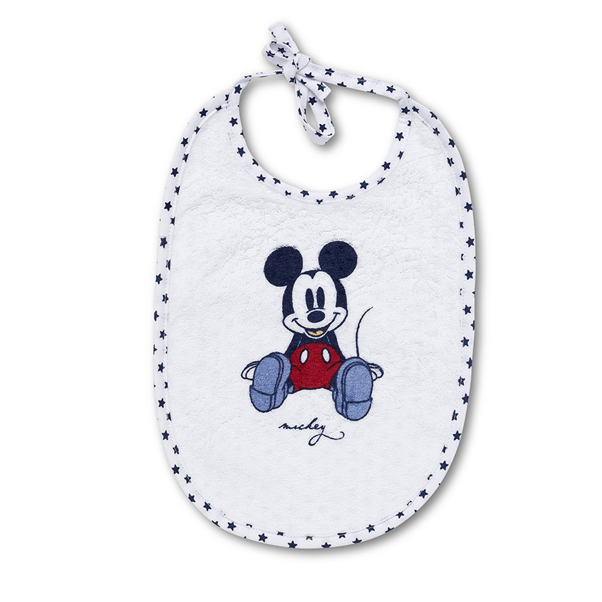 Lot de 2 bavoirs à nouer Disney imprimé Mickey   Additional Lot de 2 bavoirs à nouer Disney imprimé Mickey