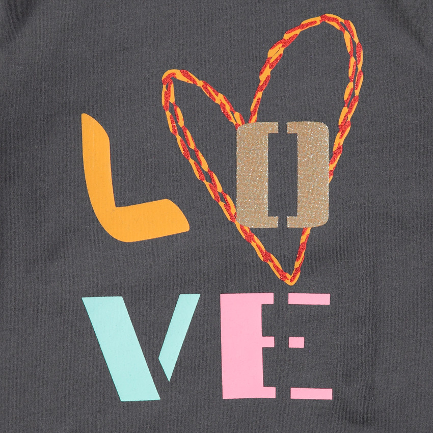 Camiseta de manga larga con estampado de fantasía 