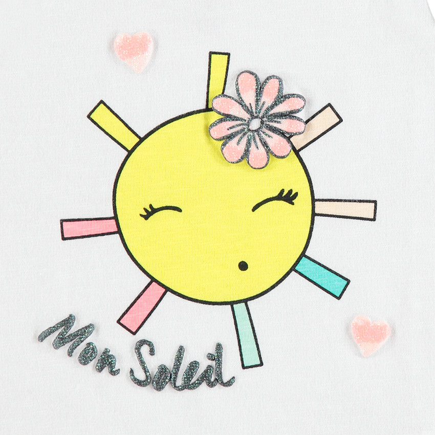 Camiseta lisa de punto sin mangas con lazos y estampados de fantasía  Additional Camiseta lisa de punto sin mangas con lazos y estampados de fantasía