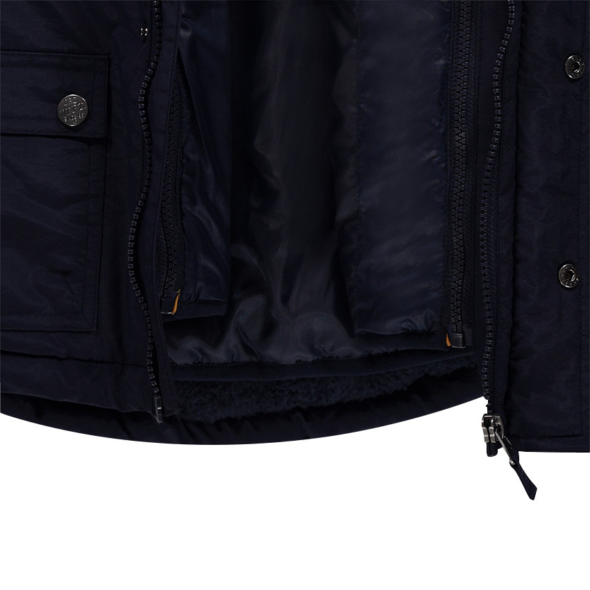 Chaleco 2 en 1 con anorak fino y extraíble 