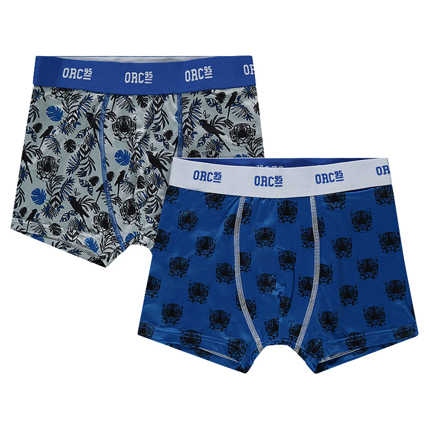 Júnior - Juego de 2 bóxers estampados all-over 