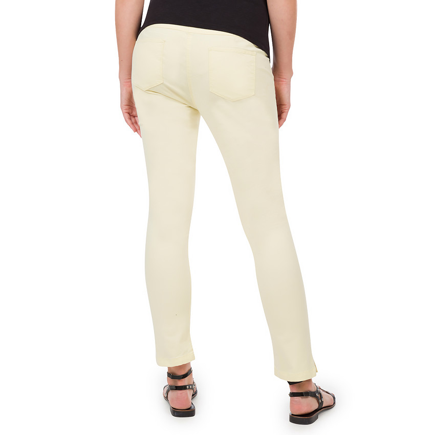 Pantalón 7/8 de premamá con cinturón cruzado 