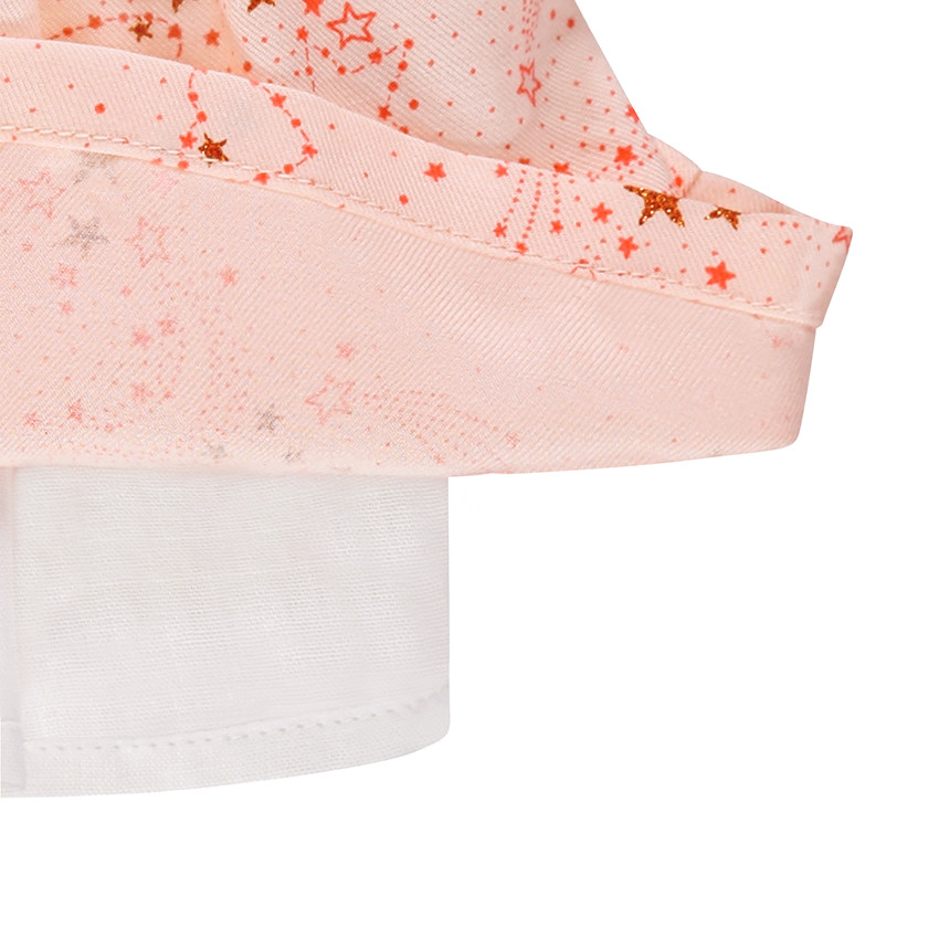 Vestido de manga larga con estrellas all-over 