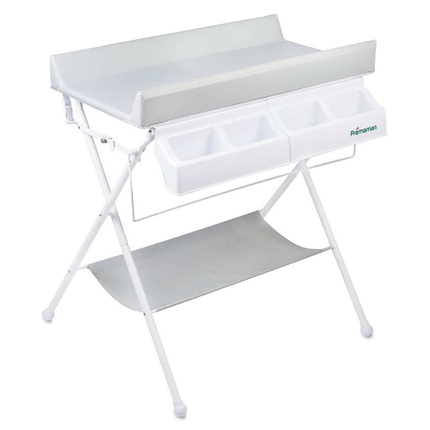 Cambiador con bañera Inès - Gris 