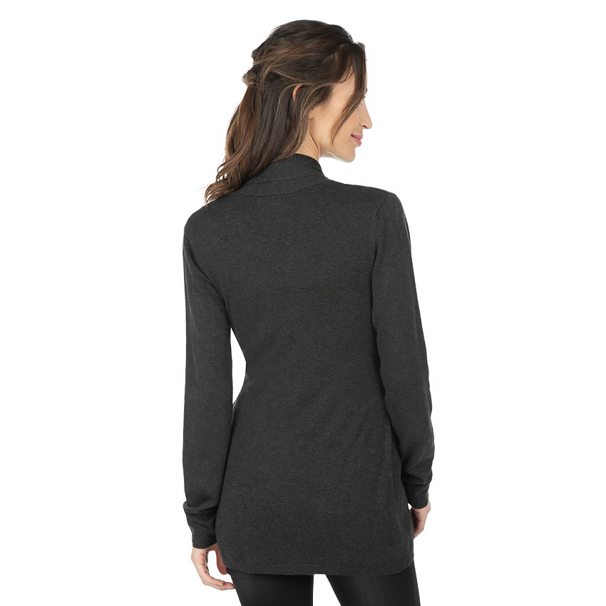 Chaqueta de premamá de punto sin botones 