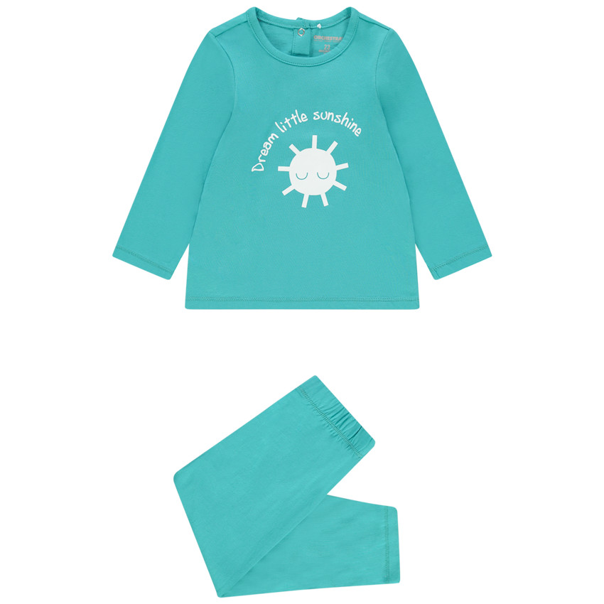 Pijama de jersey estampado  sol 