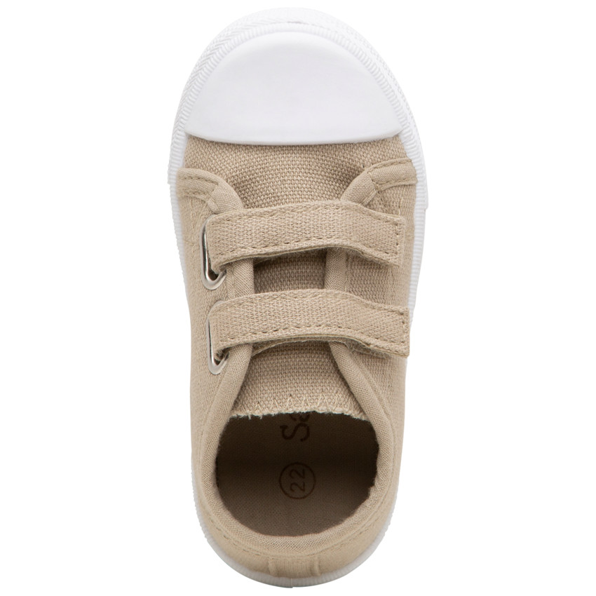 Zapatillas beige de tela con velcros de la 20 a la 23  Additional Zapatillas beige de tela con velcros de la 20 a la 23