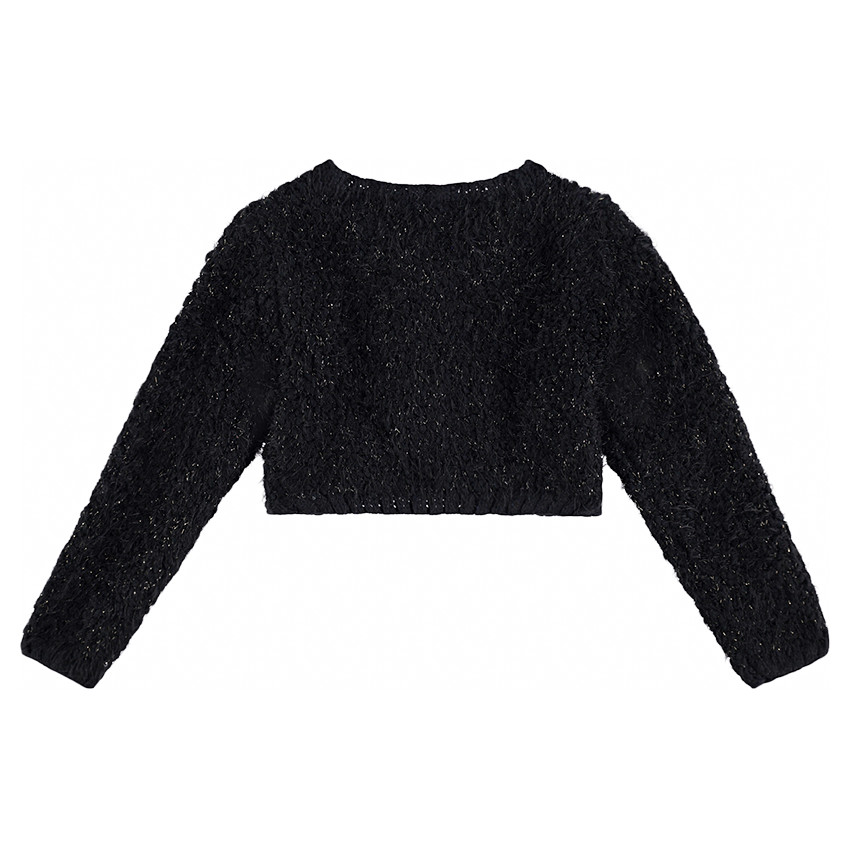 Chaqueta de punto mezclado con hilo brillante   Additional Chaqueta de punto mezclado con hilo brillante