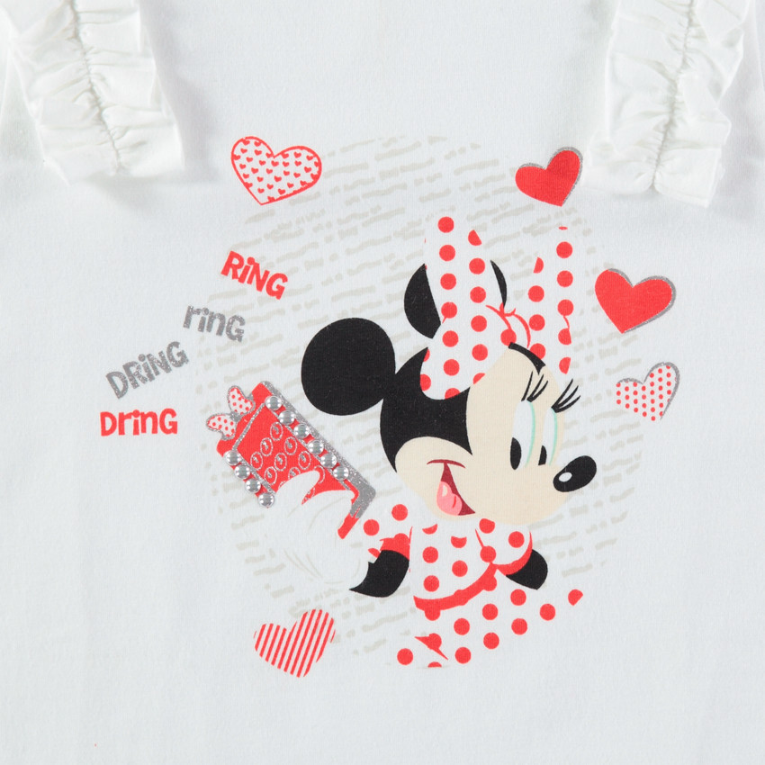 Camiseta de manga larga estampada Disney Minnie con nido de abeja  Additional Camiseta de manga larga estampada Disney Minnie con nido de abeja