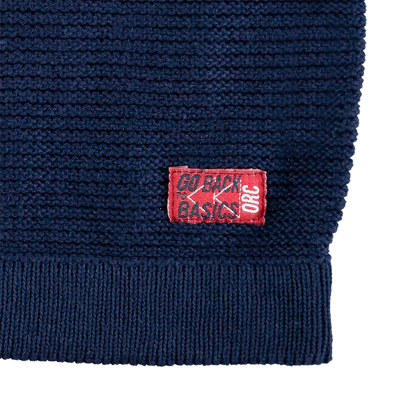 Jersey de punto con bandas que contrastan de jácquard 