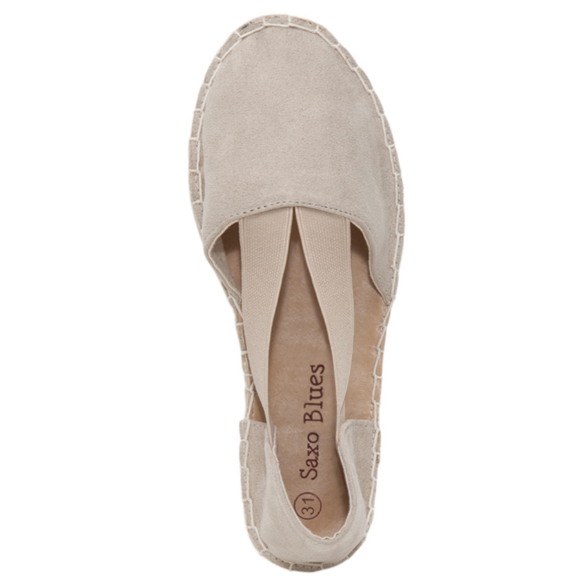 Espadrilles ajourées efecto piel de melocotón del 28 al 38  Additional Espadrilles ajourées efecto piel de melocotón del 28 al 38