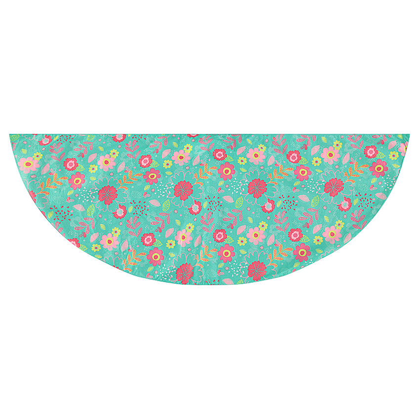 Bikini con volantes en la parte de arriba y pareo a juego 