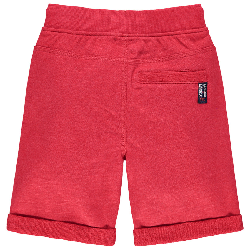 Bermudas de felpa jaspeada. 