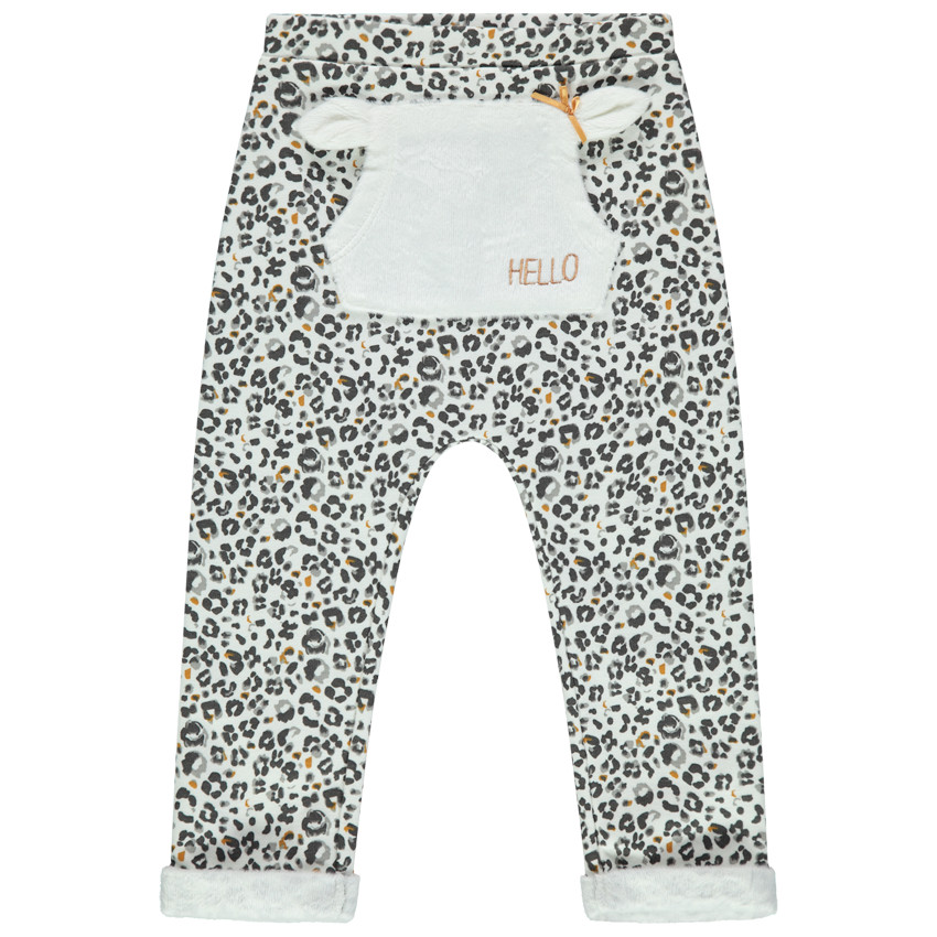 Pantalón de jogging de sherpa bolsillo canguro  