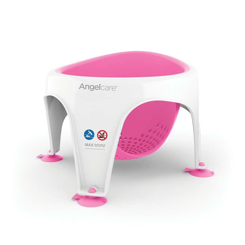 Anneau de bain en plastique doux - Rose 