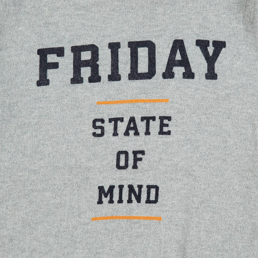 Jersey de punto con mensaje estampado por delante 