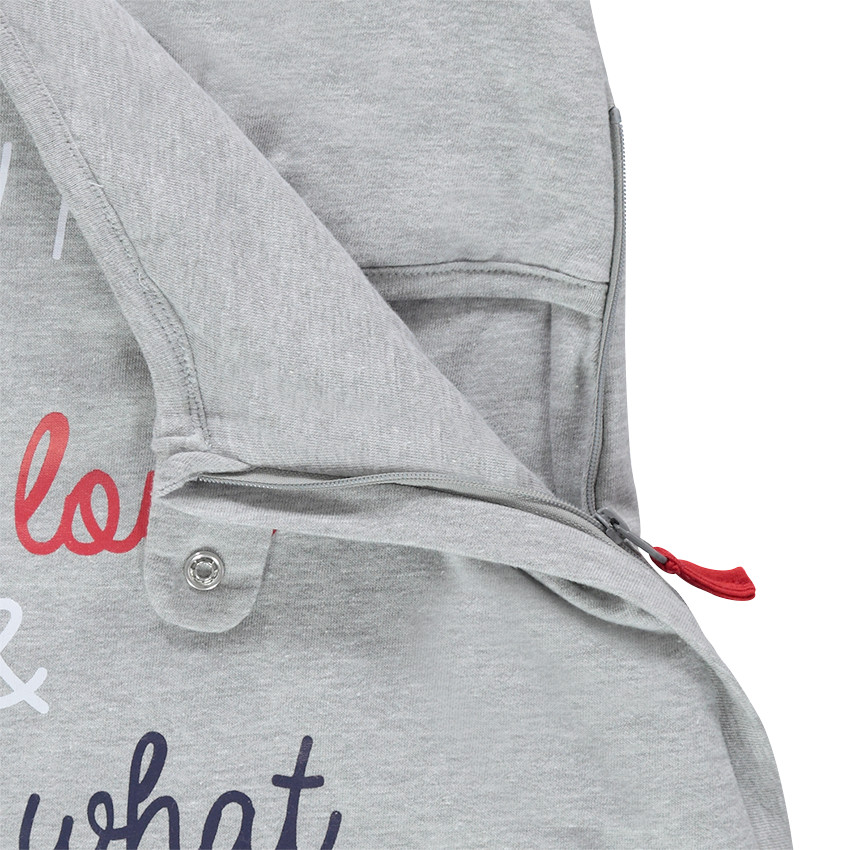 Saquito de punto con mangas desmontables y estampado ©Smiley 