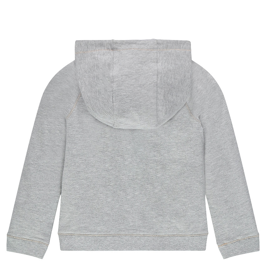 Chaqueta de felpa con cremallera y capucha 