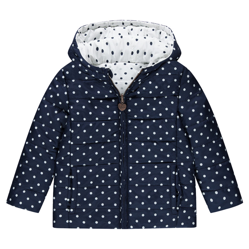 Anorak reversible con lunares all-over 