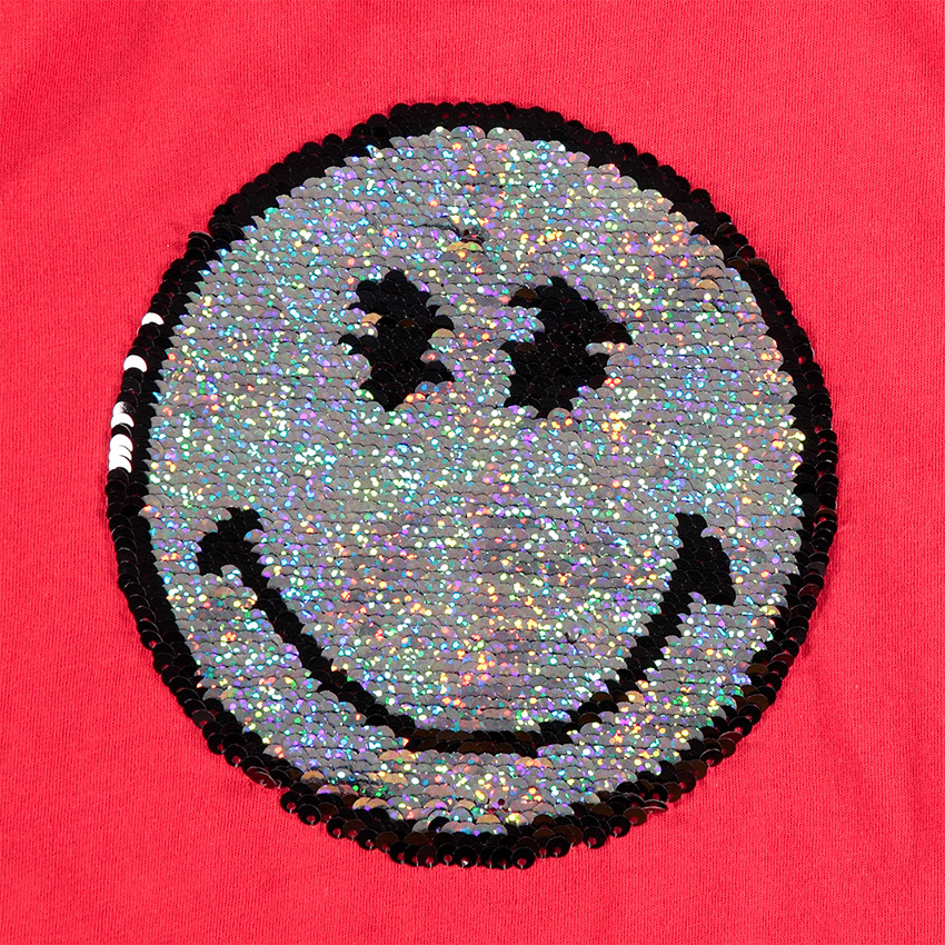 Júnior - Camiseta lisa sin mangas con ©Smiley de lentejuelas mágicas  Additional Júnior - Camiseta lisa sin mangas con ©Smiley de lentejuelas mágicas