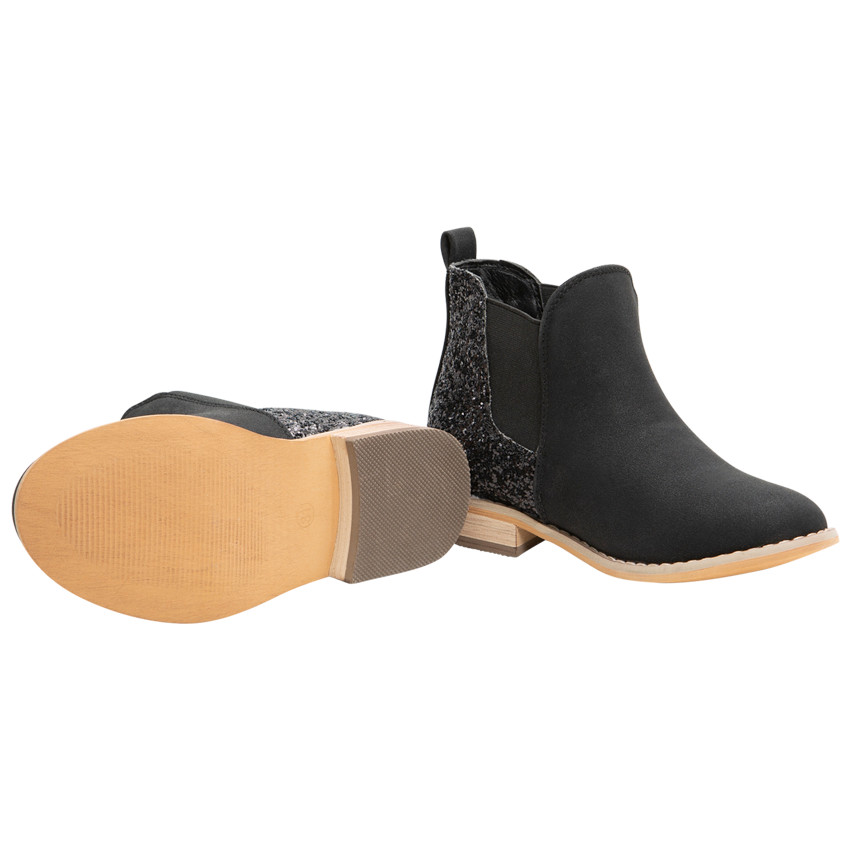 Botines negros con brillos   Additional Botines negros con brillos