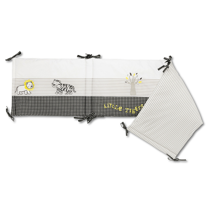 Protector de cuna de materia acolchada con impresos 