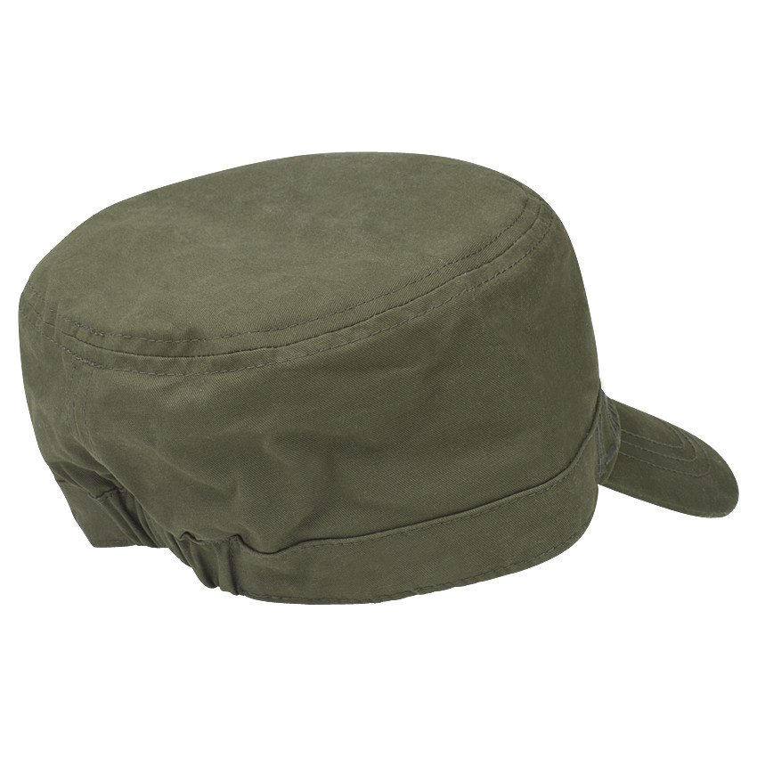 Visera de sarga lisa con inscripción bordada 