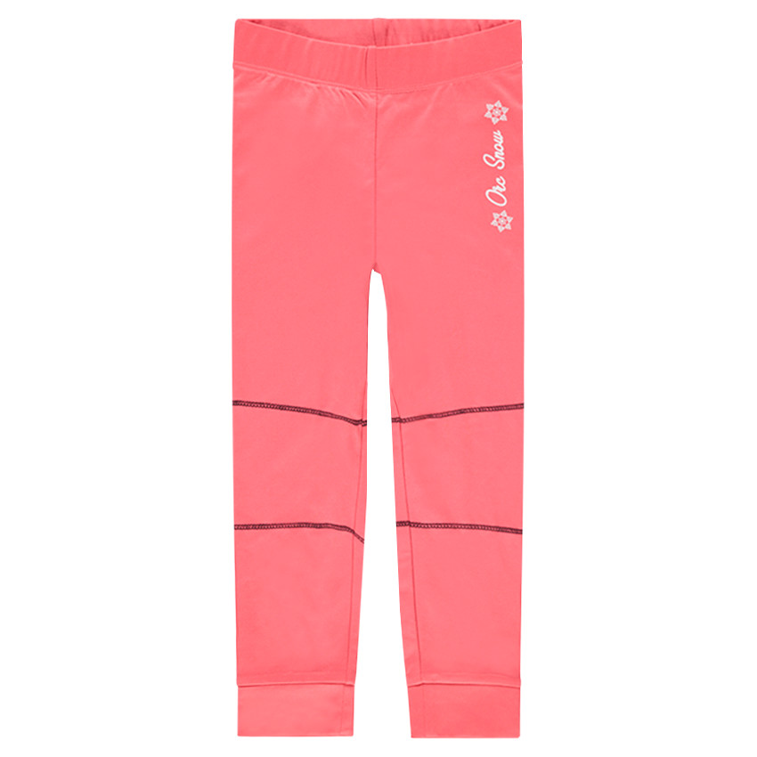 Legging de esquí de poliéster y elastano estampado 