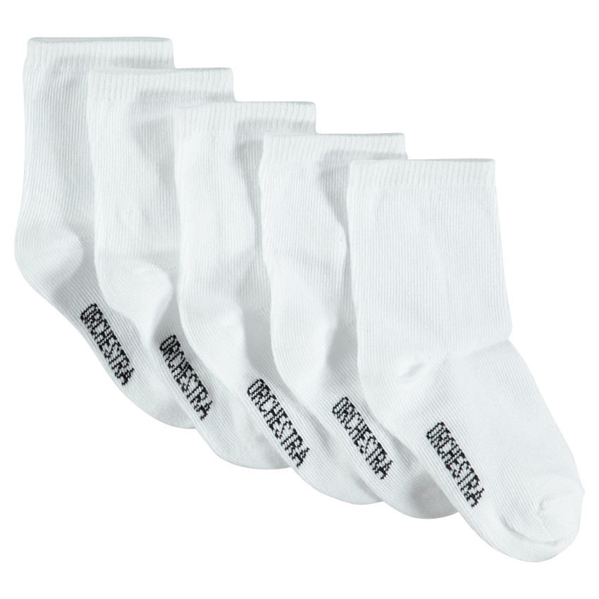 Lote de 5 pares de calcetines de color liso  Additional Lote de 5 pares de calcetines de color liso