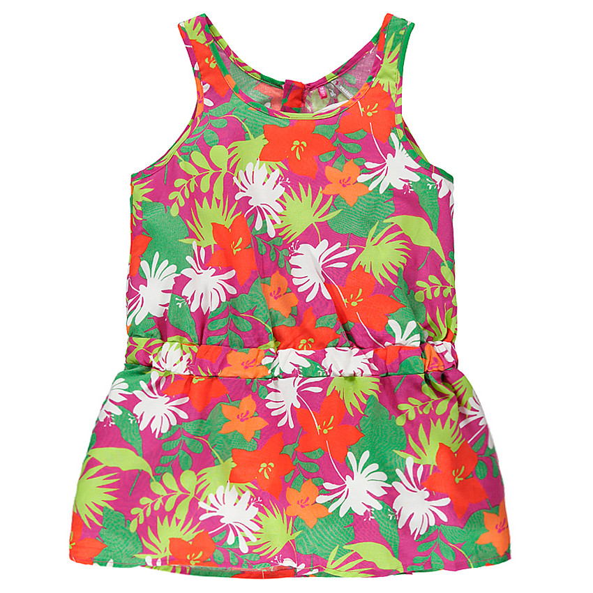 Túnica sin mangas con estampado de flor 