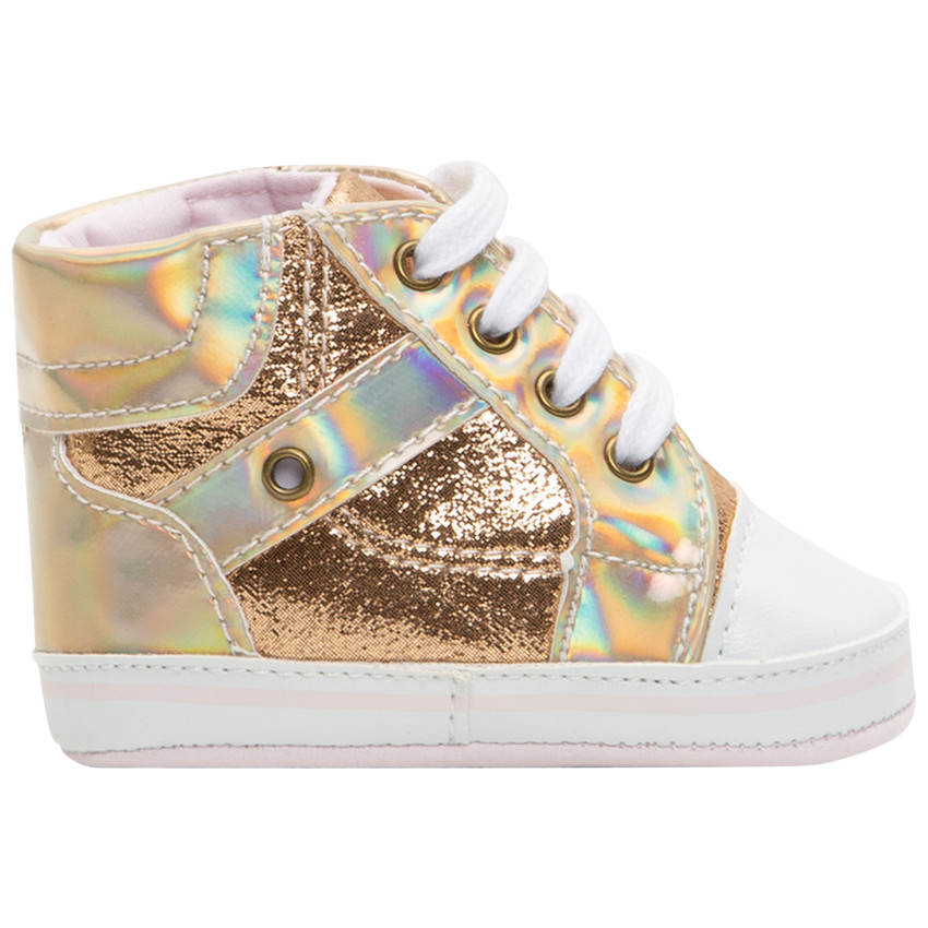 Botines flexibles brillantes con aplicaciones iridescentes  Additional Botines flexibles brillantes con aplicaciones iridescentes
