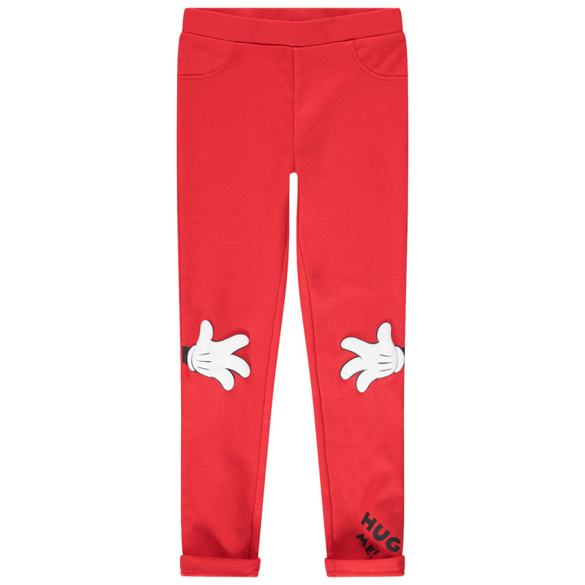 Jegging rojo de punto milano con estampado Minnie Disney  Additional Jegging rojo de punto milano con estampado Minnie Disney