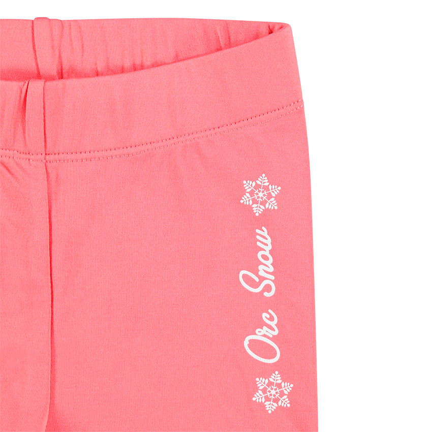 Legging de esquí de poliéster y elastano estampado 