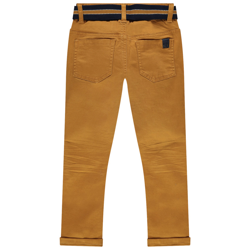 Pantalón de tela teñida con cinturón desmontable 