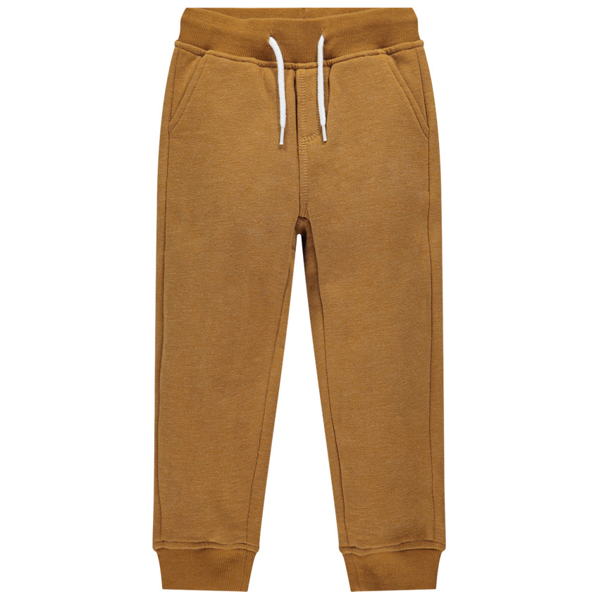 Pantalón de chándal de felpa jaspeada 