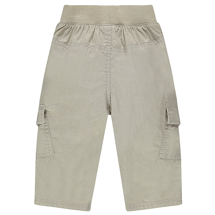 Pantalón liso multibolsillos 